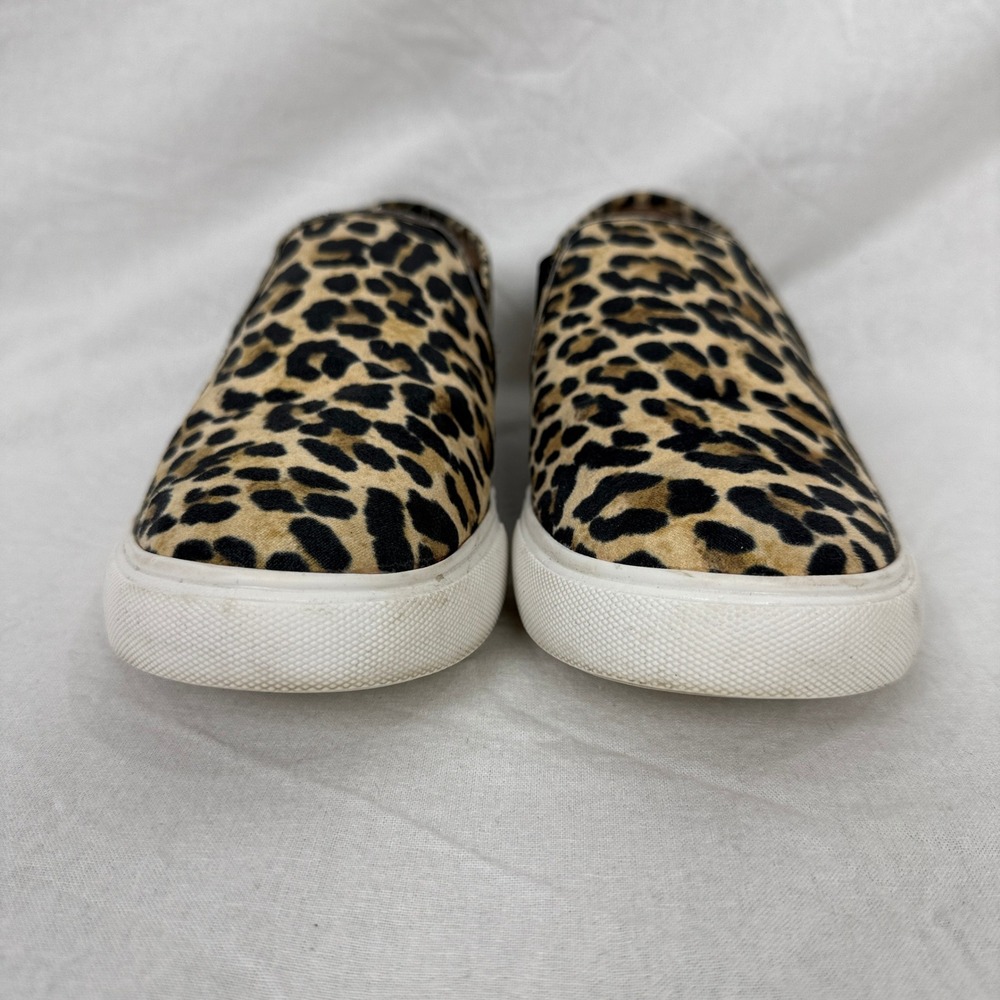 Steve Madden Safary‎ Leopard Print Slip On Sneakers Shoes Size 9M - Picture 11 of 13